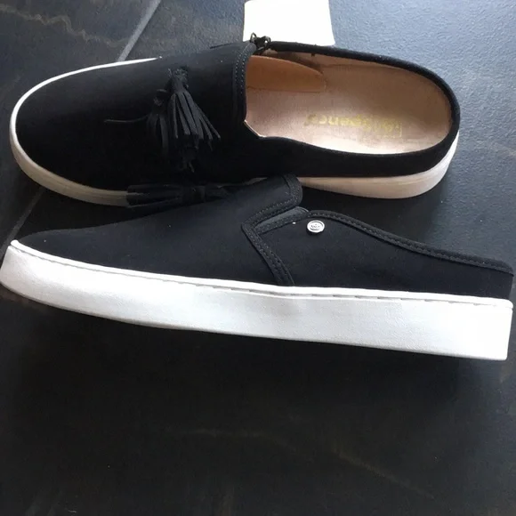 Brand New Black Spenco Size 8 1/2W Slip Ons - Picture 3 of 8
